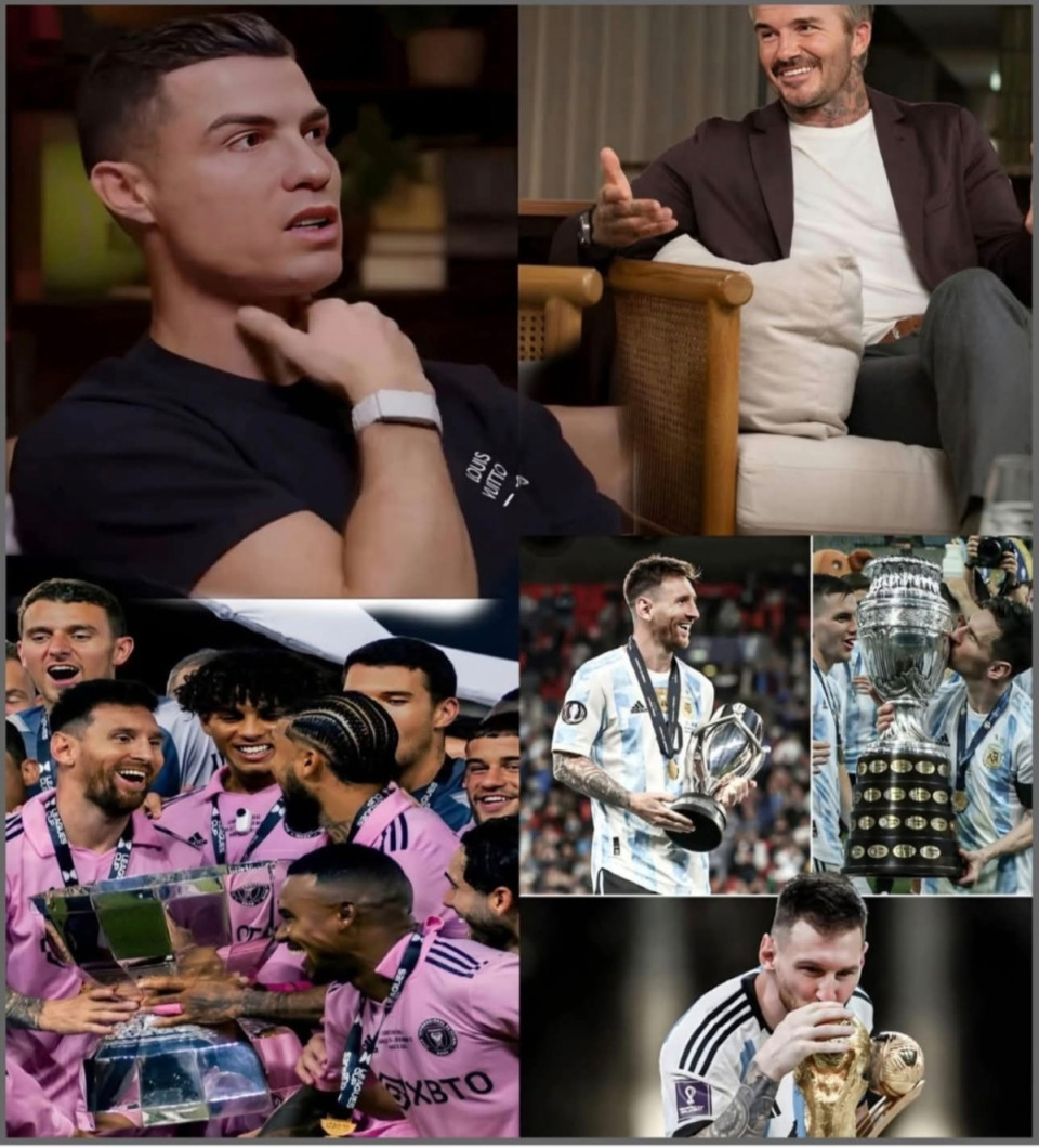 🗣️ Ronaldo: „Argentína Messi előtt is nyert világbajnokságot, ez semmi különös.”🗣️ Beckham: „Érdekes… A Real Madrid, az United és az Al-Nassr is nyert már nélküled.De az Inter Miami csak Messivel nyert.” 💥🐐