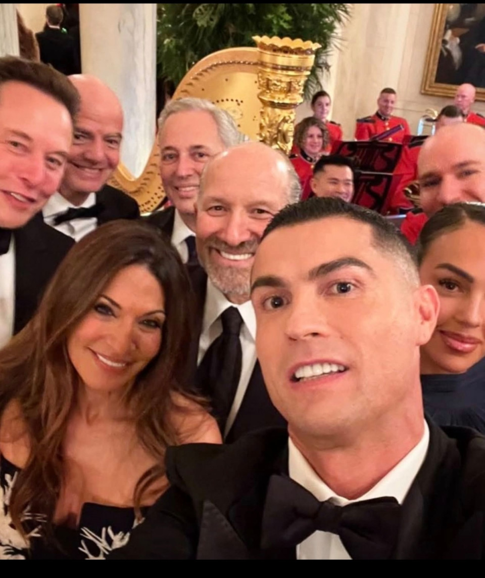 Cristiano Ronaldo a Fehér házban