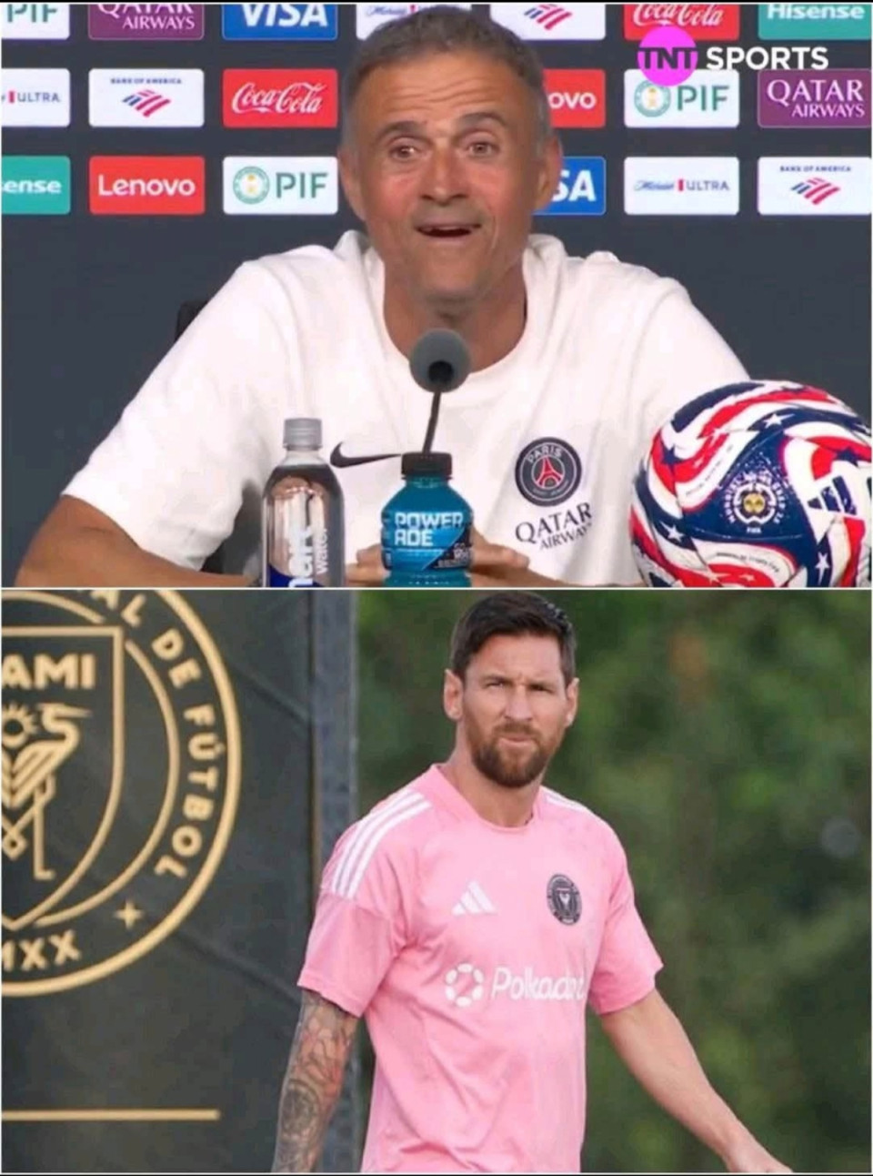 Luis Enrique 🗣: "Őszintén szólva, ha meg akarjuk állítani Messit, több játékosra van szükségünk, különben végünk. Együtt és több játékossal kell védekeznünk, mert Messi képes bárkit kicselezni.""Számomra Messi kétségtelenül a futballtörténelem legjobb játékosa." 🐐"Ma különleges és érzelmes mérkőzés lesz számomra, hogy újra látom ezeket a játékosokat (Messi, Busquets, Alba, Suárez, Mascherano), akik többek, mint csupán játékosok, ők barátok."