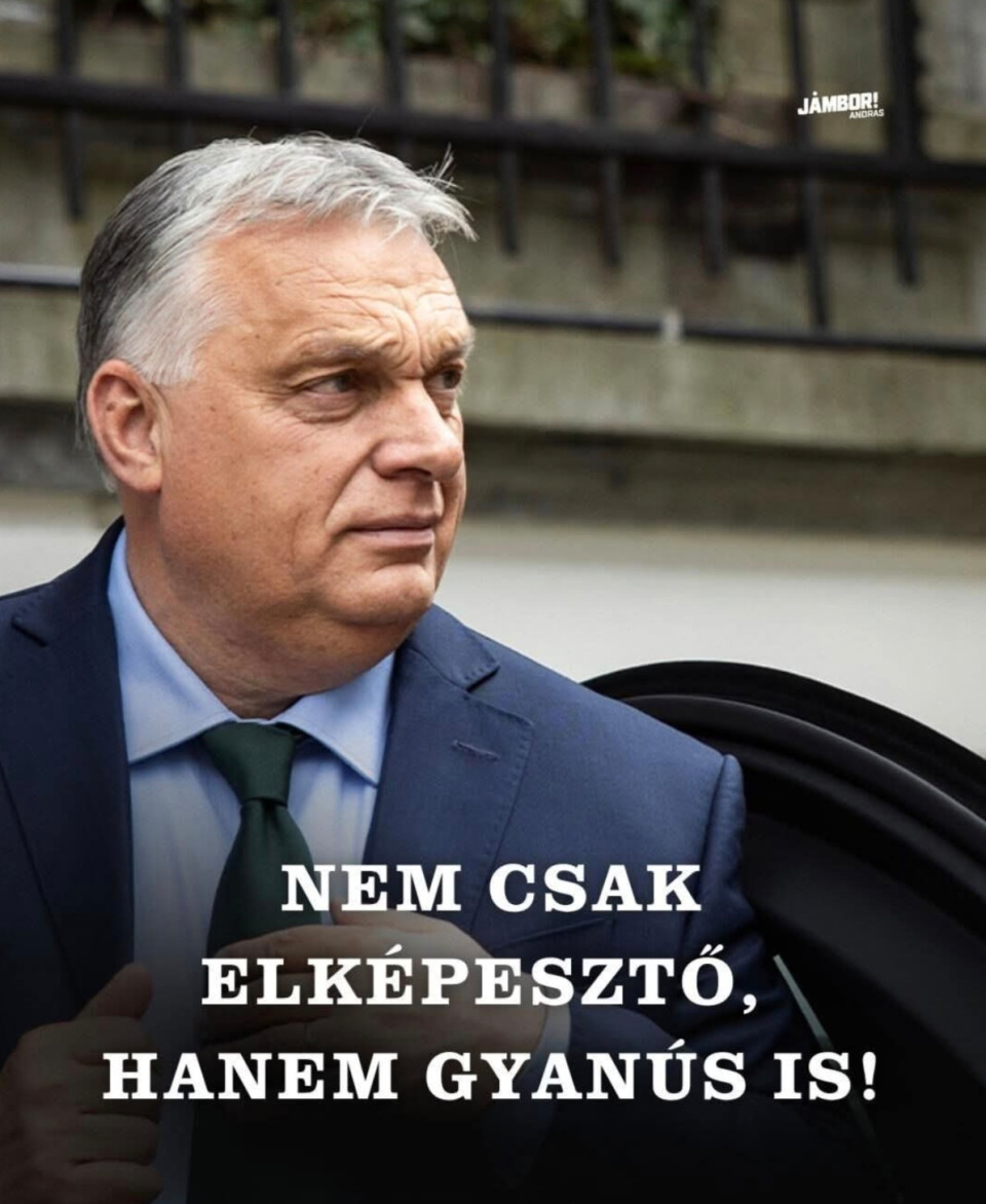 Jámbor András írása<br />Nem csak elképesztő, hanem gyanús is!<br /><br />Miközben kétszázezer magyar állampolgár adatát lopták el, a miniszterelnök nem azt mondja a kormányának, hogy derítsék ki, hogyan történhetett meg ez a hatalmas kiberbűncselekmény. <br /><br />Ehelyett egy abszurd ukrán összeesküvés-elmélettel áll elő.<br /><br />Már az is gyanús, hogy a Fidesz következetesen adatszivárgásról beszél, holott ez adatlopás. A különbség nem aprócska: szivárgás esetén valaki belülről szándékosan kiadja az információkat. Itt viszont hackerek törték fel a rendszert és lopták el az adatokat.<br /><br />De a lényeg maga a sztori. Tegyük fel egy pillanatra, hogy igaz lenne az ukrán kapcsolat. Akkor viszont mi az ördögnek tennék fel nyilvánosan az internetre ezeket az adatokat? Ha tényleg Magyar Pétert akarják támogatni, akkor miért szabotálnák a saját céljukat? A történet önmagában összeomlik.<br /><br />A valódi kérdés más: miért nem indít a kormány nyomozást? Miért nem ajánl fel segítséget a kivizsgálásban? Kétszázezer magyar ember személyes adatai forognak kockán, és a kormány egyetlen lépést sem tesz azért, hogy kiderítse, ki áll a bűncselekmény mögött.<br /><br />Már az első adatlopás után is ezt kellett volna tennie. Most meg még inkább. De nem teszi.