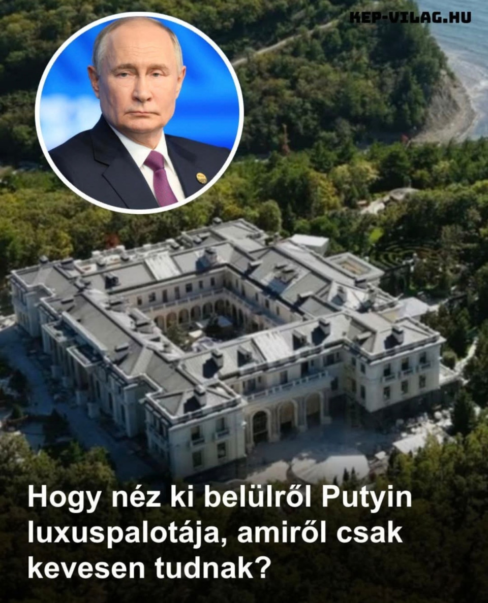 A Fekete-tenger titkos palotája – Putyin állítólagos 1,4 milliárd dolláros birodalma