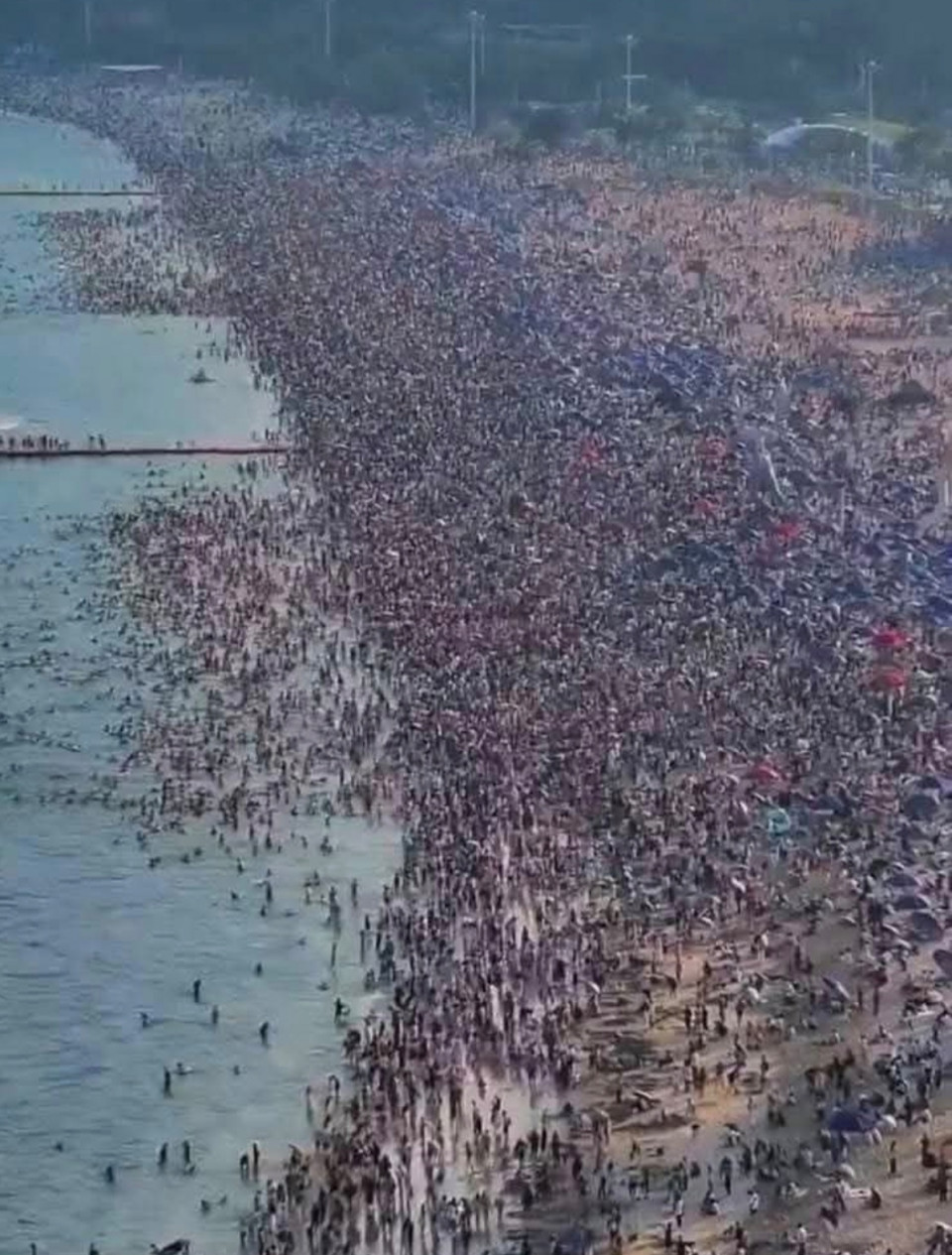 Strand Kínában (Shenzhen)