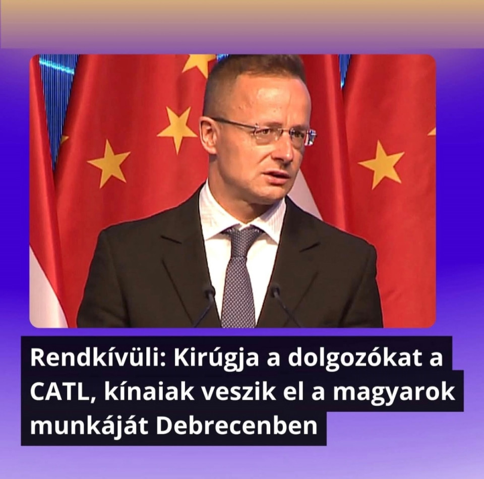 🚨Rendkívüli! Kirúgja a dolgozókat a CATL, kínaiak veszik el a magyarok munkáját Debrecenben 🫨