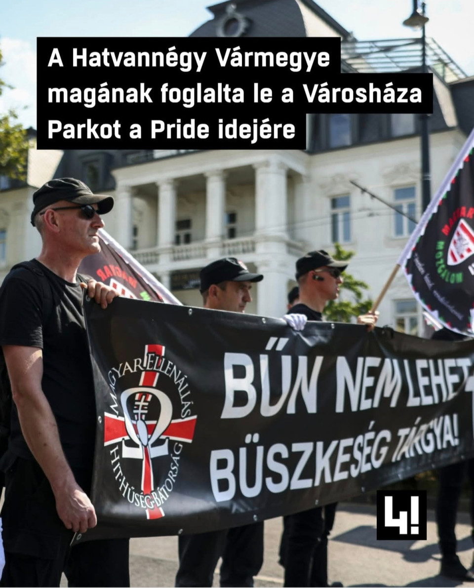 Csak fehér, keresztény heterókat várnak, a többieket rendőrökkel távolíttatnák el.A Mi Hazánk után a széljobber eszmetárs Hatvannégy Vármegye Ifjúsági Mozgalom (HVIM) is helyszínfoglalások sorával készül, és egész Budapest megtrollkodását tervezi a szombati Budapest Pride idejére. Állításuk szerint lefoglalták az Andrássy utat és azt az útvonalat is, amin a Pride menet is haladna a Városházától a Kiskörúton és a Szabadság-hídon át. És még egy sor további, nem részletezett közterületet: hidakat, tereket, utakat, rakpartokat.