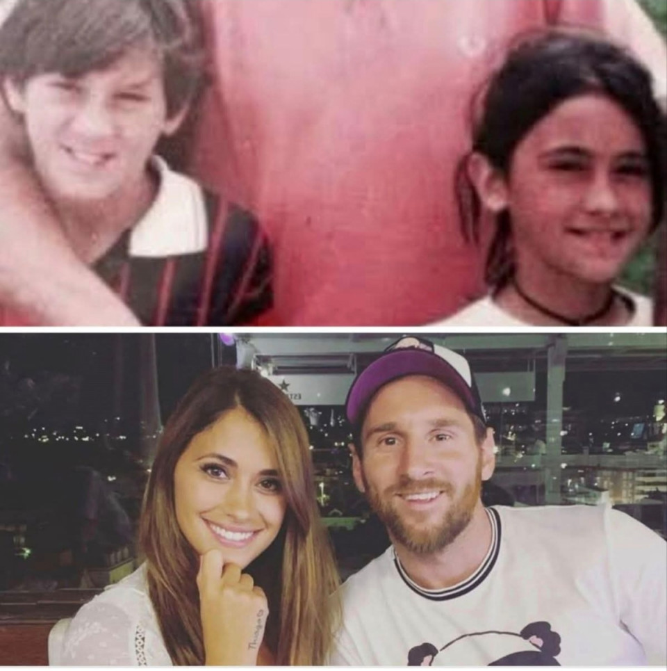 Lionel Messi 🇦🇷🗣"Soha nem értem hozzá más nőhöz a feleségem, Antonellán kívül. Ő az első és az egyetlen szerelmem, soha nem tudnám őt megcsalni, még akkor sem, ha pisztolyt fognának a fejemhez. Meghalnék érte" ❤️💕➡Messi és Antonela 9 éves korukban találkoztak először egy közös barátjukon keresztül, aki történetesen a lány unokatestvére volt. Amikor találkoztak, Messi annyira ideges volt, hogy egy szót sem tudott szólni. De a sors úgy hozta, hogy mégis közeli barátok lettek. Pár évvel később Messi beleszeretett a lányba, de mivel szégyenlős volt, nem merte a szemébe mondani, ezért szerelmes leveleket írt neki, amit a közös baráton keresztül juttatott el hozzá. 😇💌Szerencsétlenségükre, amikor Antonela éppen igent akart mondani neki, a 13 éves Messi Európába költözött, hogy az FC Barcelonában játsszon, míg Antonela Argentínában maradt és előbb bölcsészdiplomát, majd fogászati képesítést szerzett a rosariói egyetemen. Bár közel 10 évig nem találkoztak, fenntartották a kapcsolatot egymással. 🤝👀2009-ben újra találkoztak, amikor Messi visszament Argentínába. Ekkor már Messi világsztár futballista volt, levetkőzte a félénkségét és a pár összejött, amit 2010-ben hivatalosan is elismertek. 2012-ben megszületett első közös gyermekük, Thiago, akit később Mateo és Ciro követett, 2017-ben pedig megtörtént az esküvő is👶👶👶👩‍❤️‍👨heto.hu