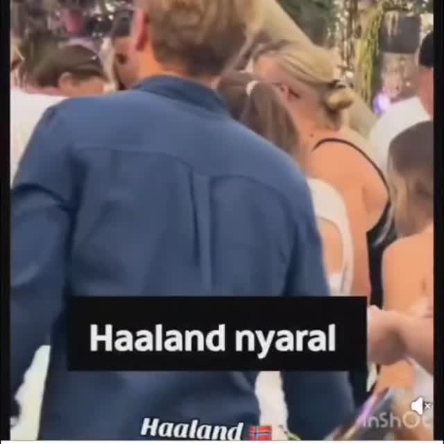 Haaland nyaral⚽🇳🇴 