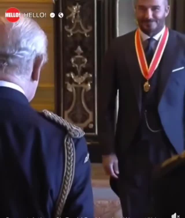 Sir David Beckham! 👑